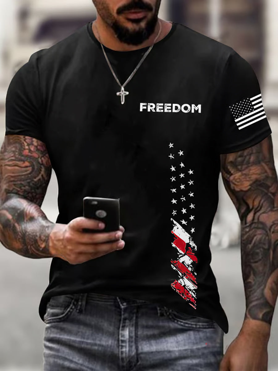 Freedom Is Not Free R I P Charlie Kirk Short Sleeve T Shirt Black Charlie Kirk Website Freedom Shirt