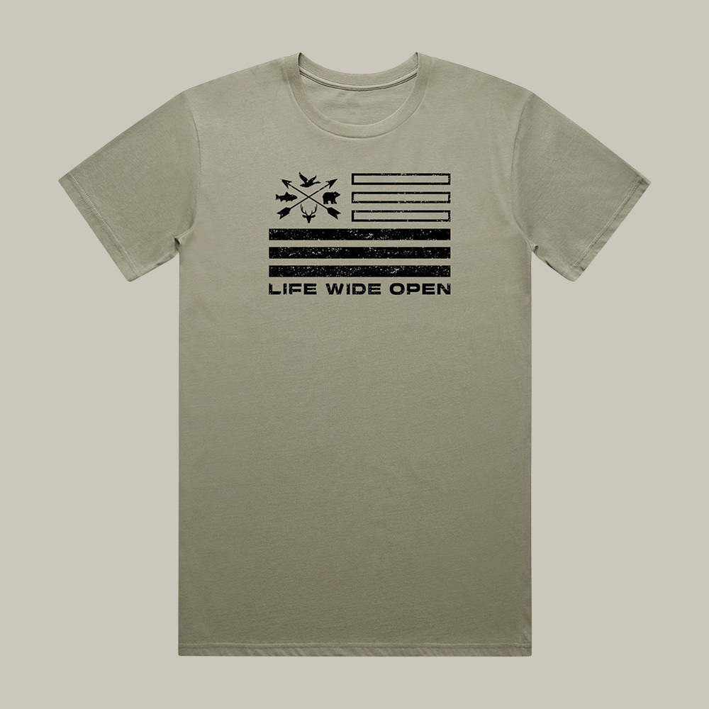 Freedom Outdoors CboysTV T-Shirt Life Wide Open Shirt Present For Father's Day