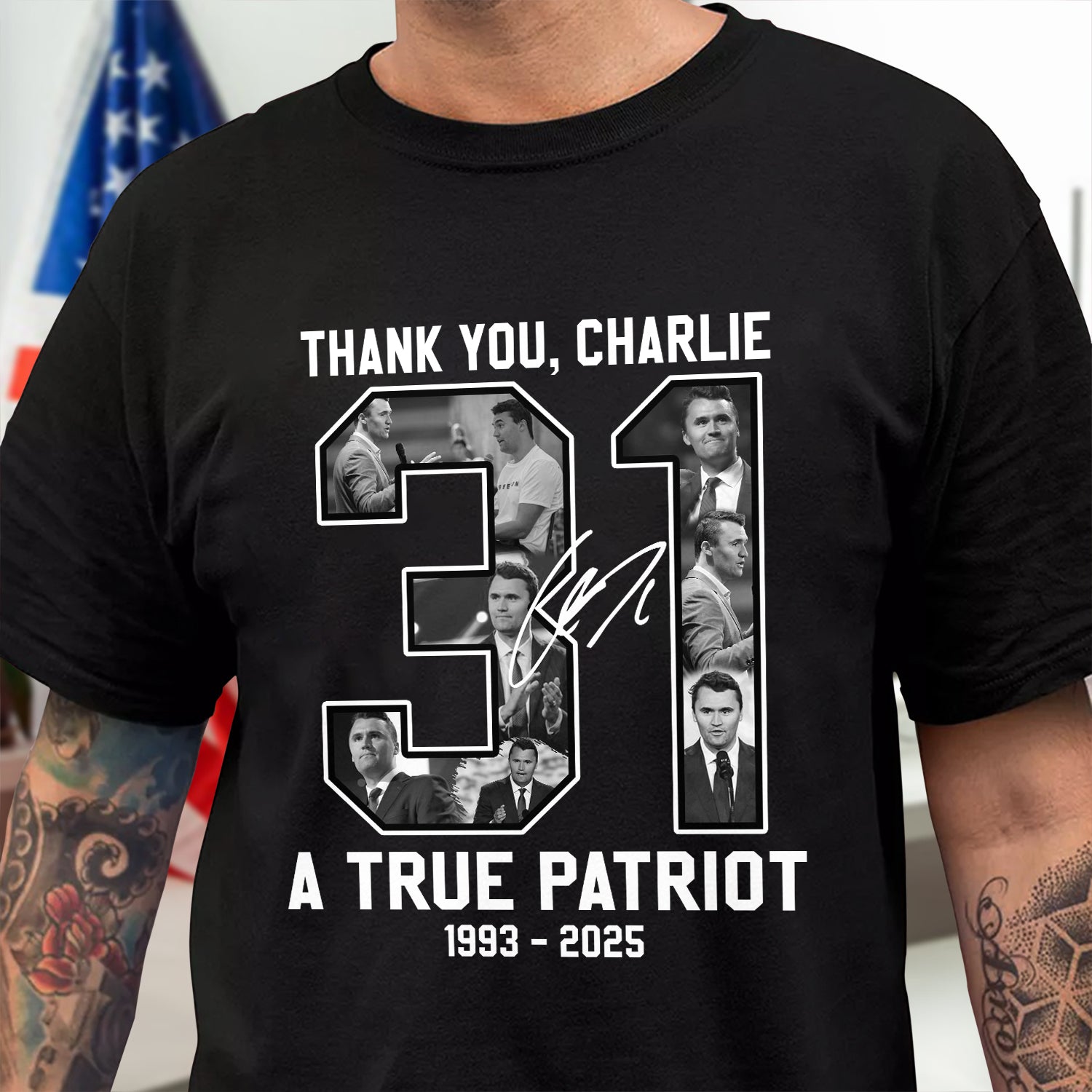 Freedom Rest In Peace Charlie Kirk Dark Shirt Gift for Free Speech Supporters