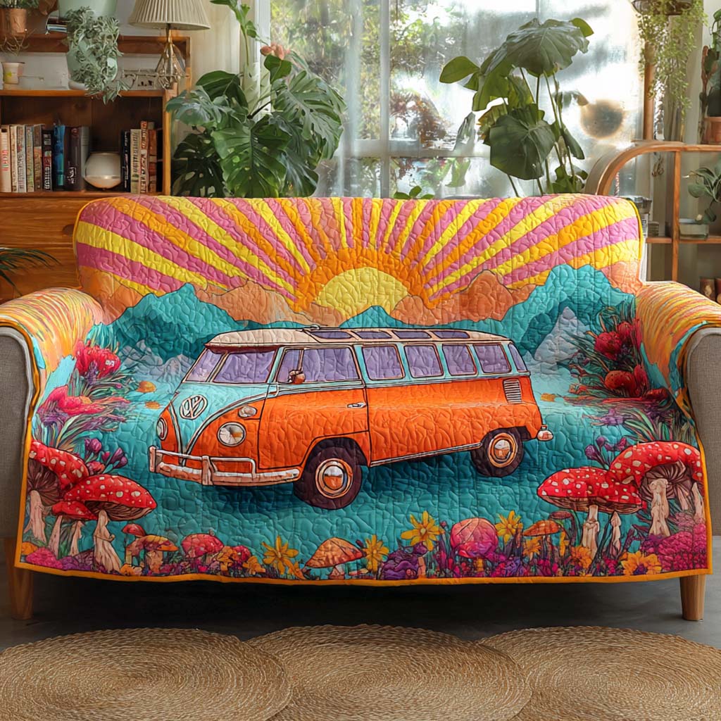 Freedom Road Quilted Sofa Cover Holiday Living Decorations Christmas Ideas For Hippies