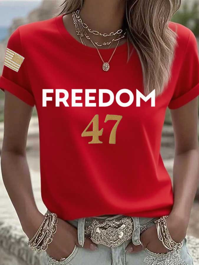 Freedom Shirt Charlie Kirk Shirt 47 Merch Gifts For Trump Supporters