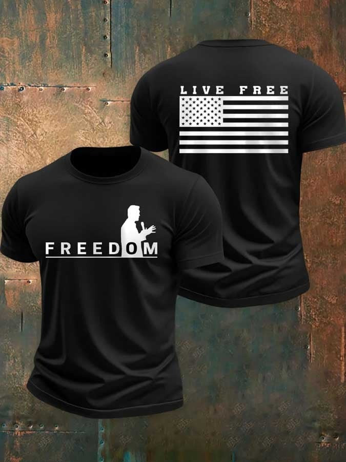Freedom Shirt Charlie Kirk Turning Point USA Freedom T-Shirt Freedom Charlie Shirt Dad Gifts