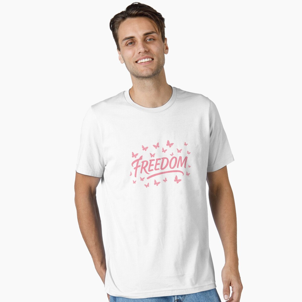 Freedom T-Shirt Charlie Kirk Freedom Shirt Patriotic Clothing Gift For Supporters