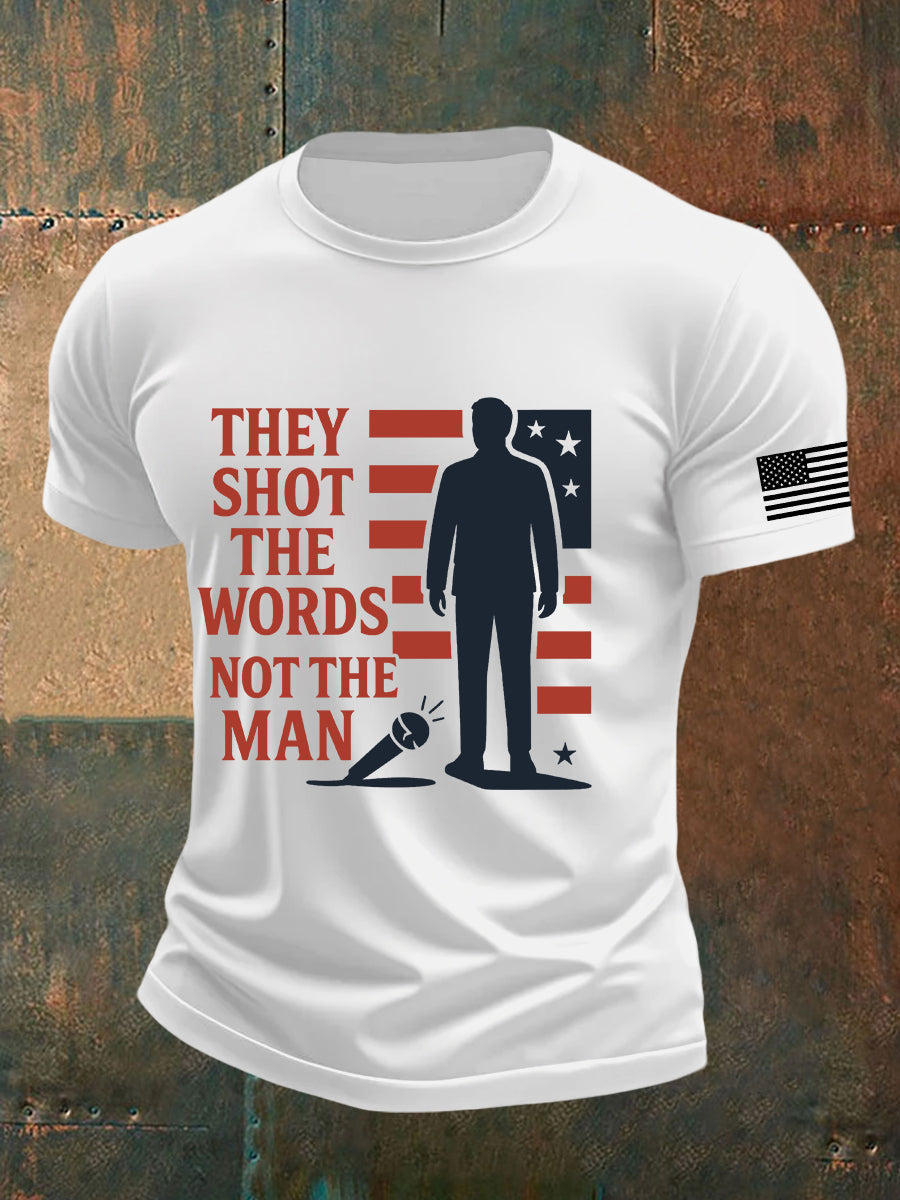 Freedom T Shirt White Charlie Kirk Memorial Clothing
