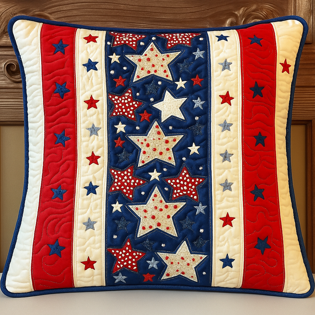 Freedom Threads Quilted Pillow Case Home Decor Pillow Covers Gifts For Mom