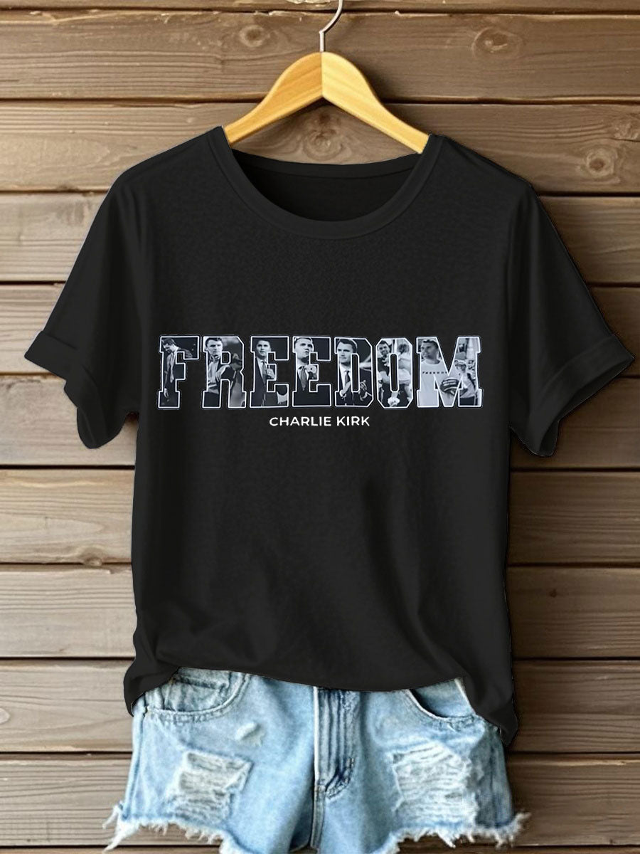 Freedom True Patriot Printed T Shirt Black This Is The Turning Point Shirt