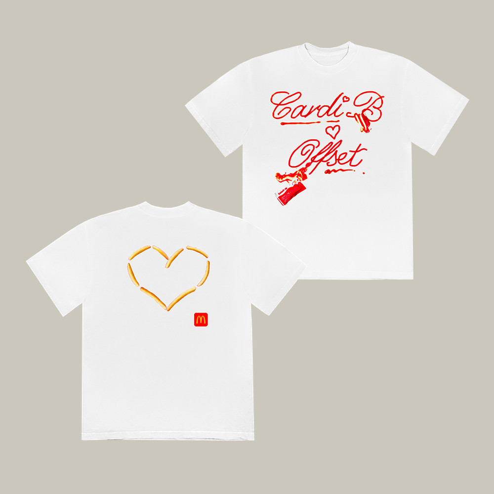 French Fry The Cardi B And Offset Meal T-Shirt Cardi B Merch Music Lover Gift