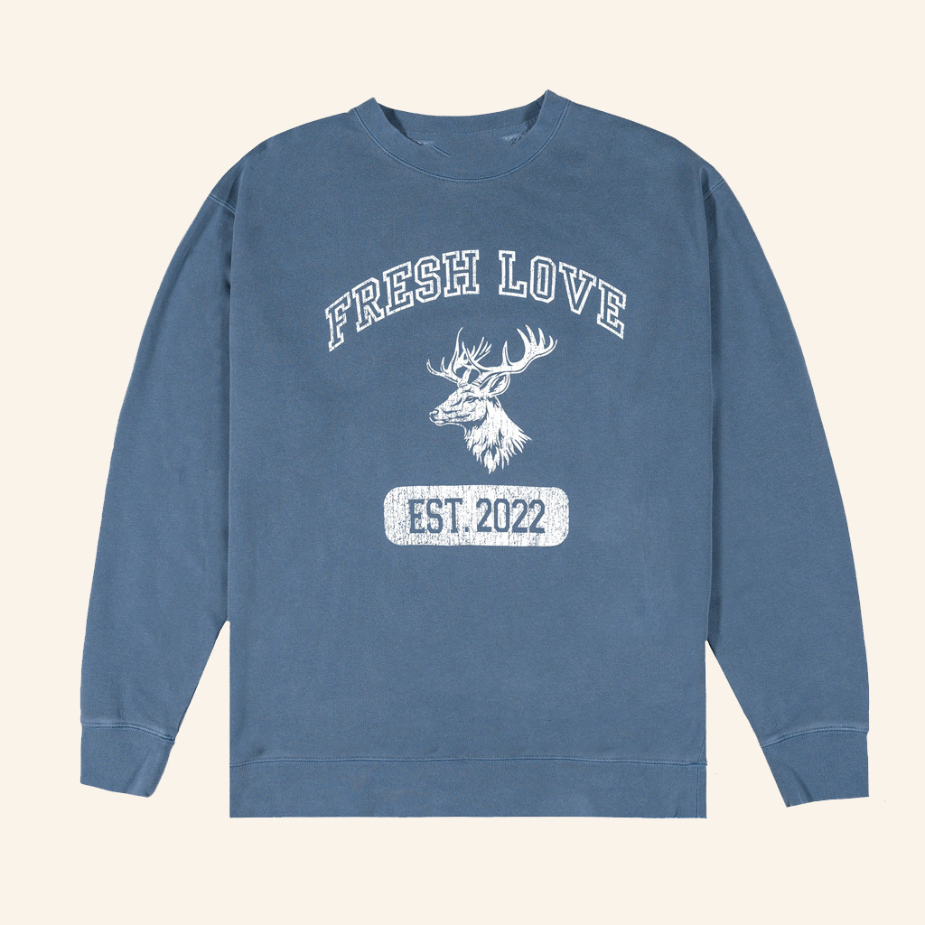 Fresh Love Clothing Merch College Logo Sweatshirt Christmas Gifts For Guys