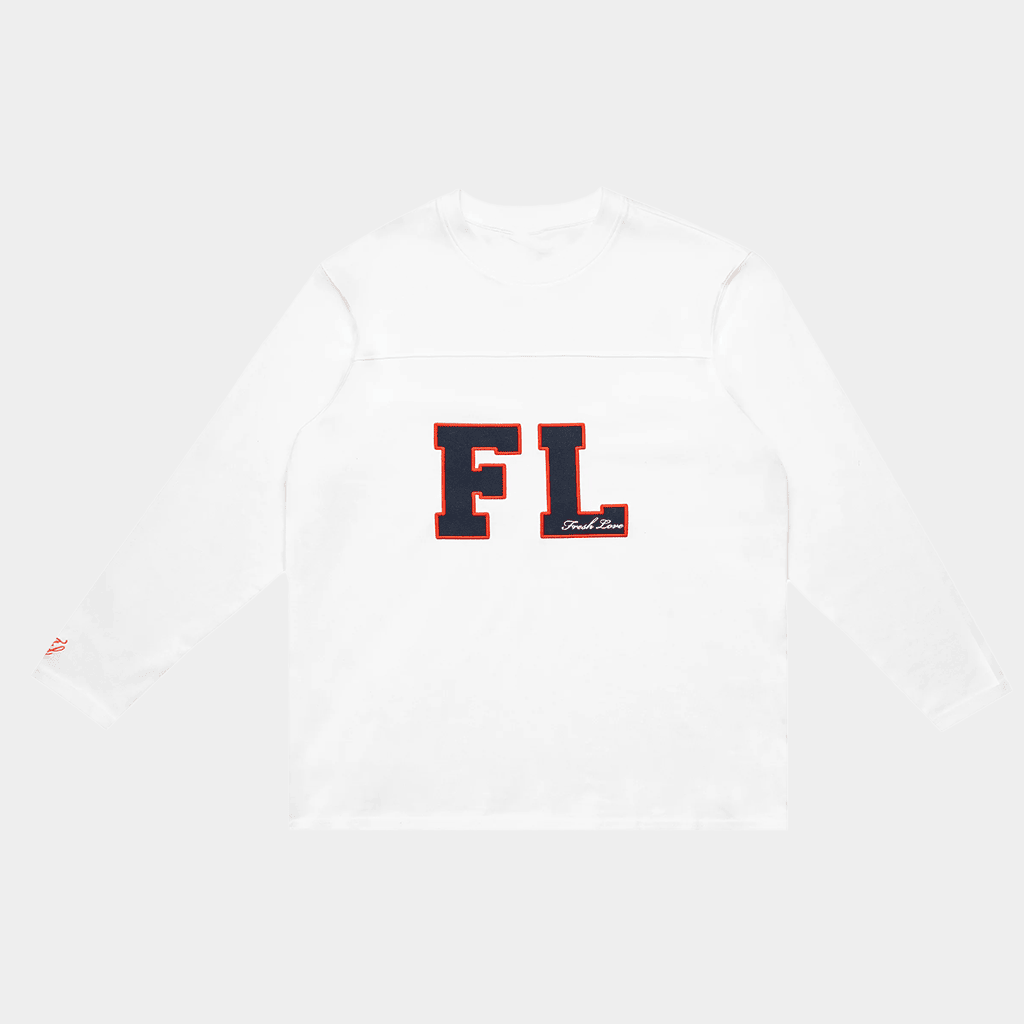 Fresh Love Clothing Merch White Victory Long Sleeve T-Shirt FL Shirt Gifts For Besties