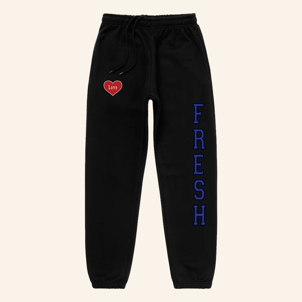 Fresh Love Merch Black Fresh Love Sweatpants Birthday Gifts For Girlfriend Fresh Love Merch Black Fresh Love Sweatpants Birthday Gifts For Girlfriend