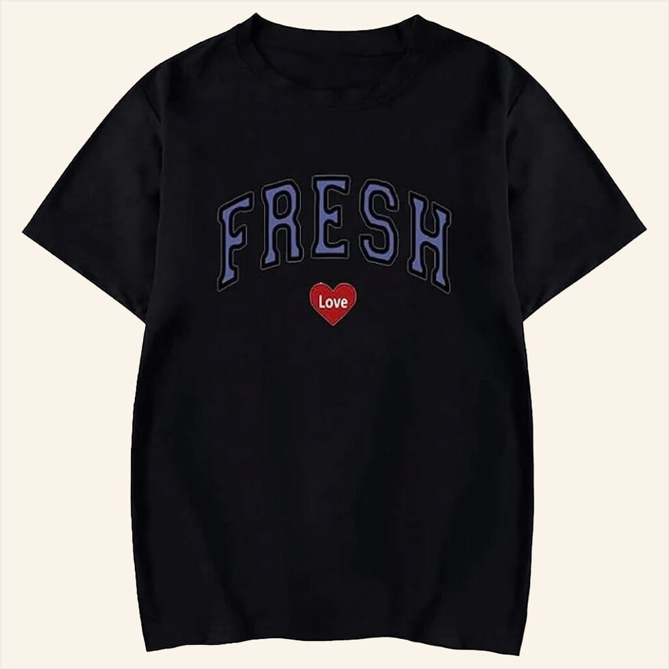 Fresh Love Merch Fresh Love Boyfriend T-Shirt Black Birthday Gifts For Him Gifts For Friends