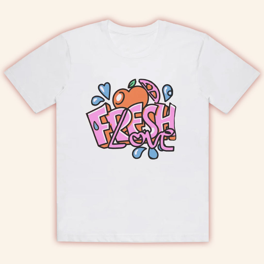 Fresh Love Merch Fresh Love Graffiti T-Shirt Gifts For Her Fresh Love Merch Fresh Love Graffiti T-Shirt Gifts For Her