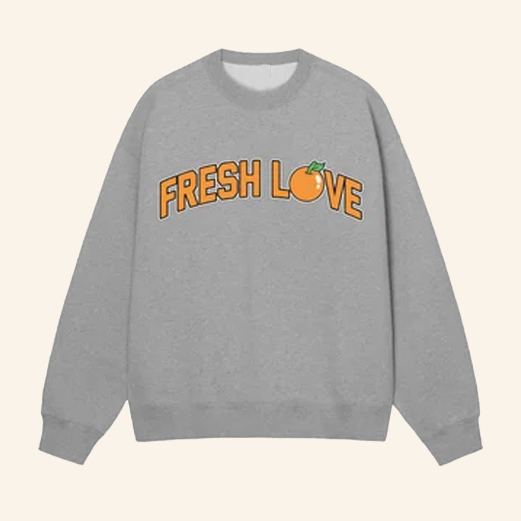Fresh Love Merch Fresh Love Logo Crewneck Sweatshirt Gifts For Girlfriend Fresh Love Merch Fresh Love Logo Crewneck Sweatshirt Gifts For Girlfriend
