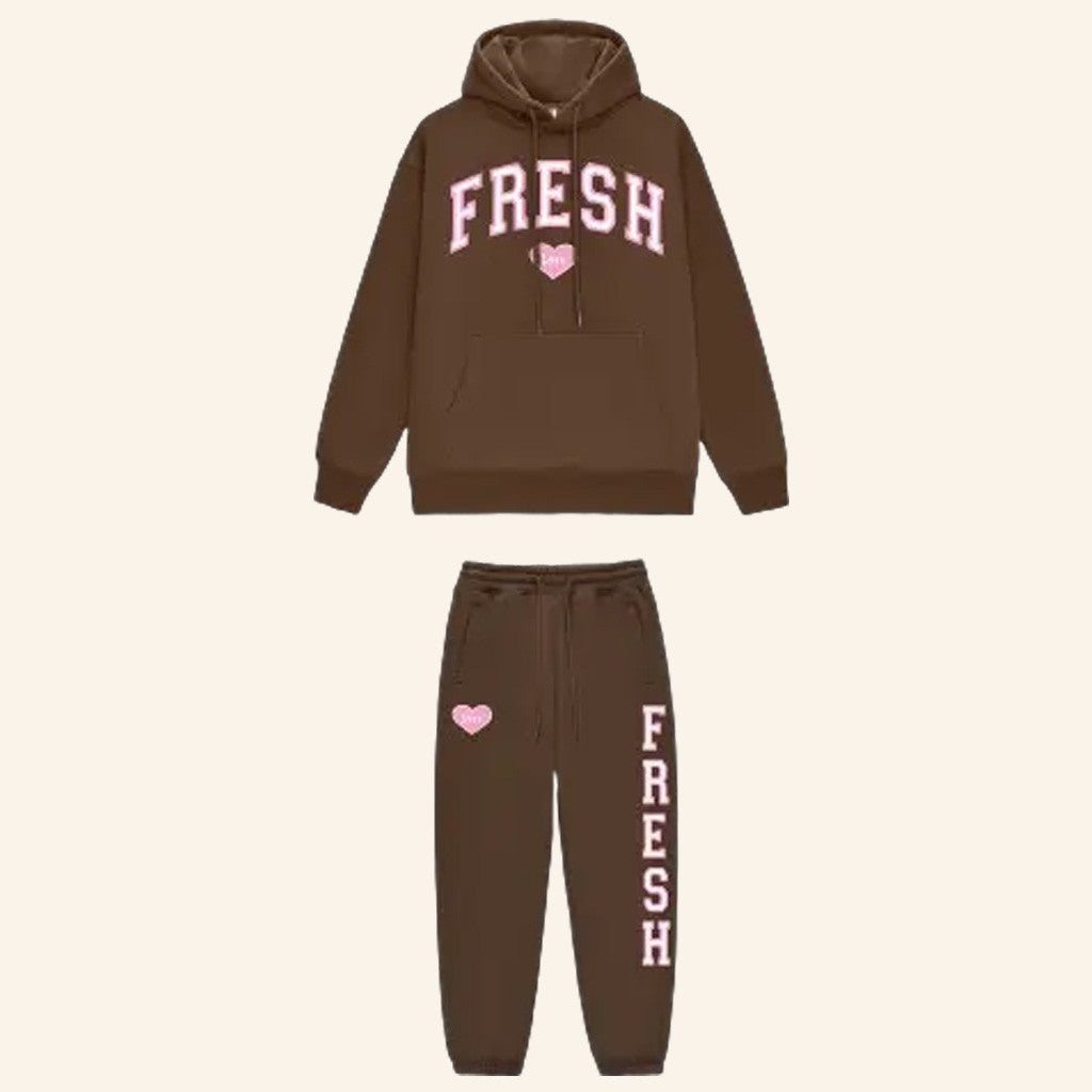 Fresh Love Merch Hoodie And Sweatpant Sets Gifts For Besties Fresh Love Merch Hoodie And Sweatpant Sets Gifts For Besties