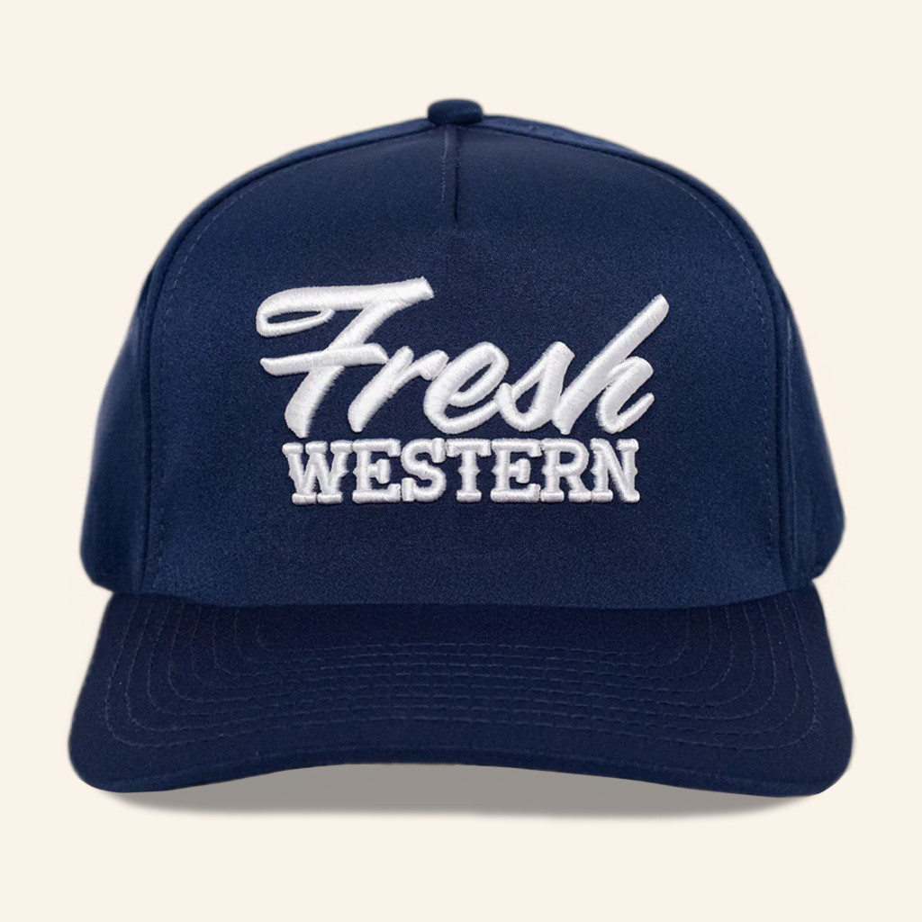 Fresh Western Hat Embroidered FW Hat Birthday Gift For Husband Fresh Western Hat Embroidered FW Hat Birthday Gift For Husband