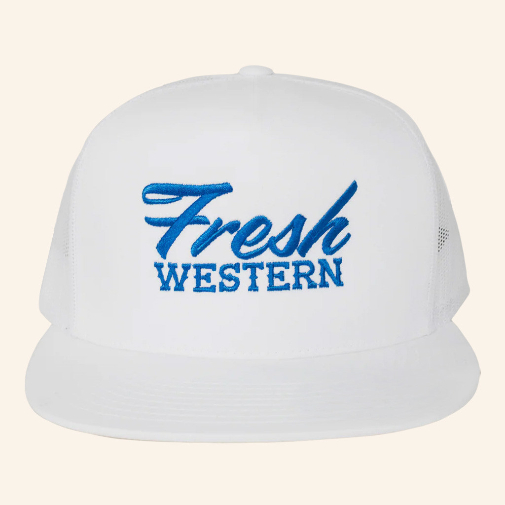 Fresh Western Hat Fresh Western Trucker Snapback Hat Embroidered Presents For Son