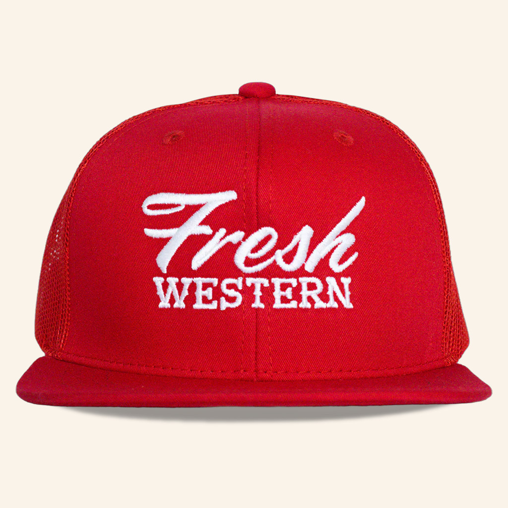 Fresh Western Hat FW Trucker Snapback Hat Embroidered Christmas Gifts For Father Fresh Western Hat FW Trucker Snapback Hat Embroidered Christmas Gifts For Father