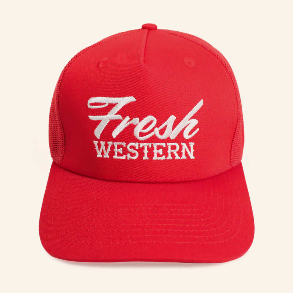 Fresh Western Hat Red And White Embroidered Hat Gifts For Brother Fresh Western Hat Red And White Embroidered Hat Gifts For Brother