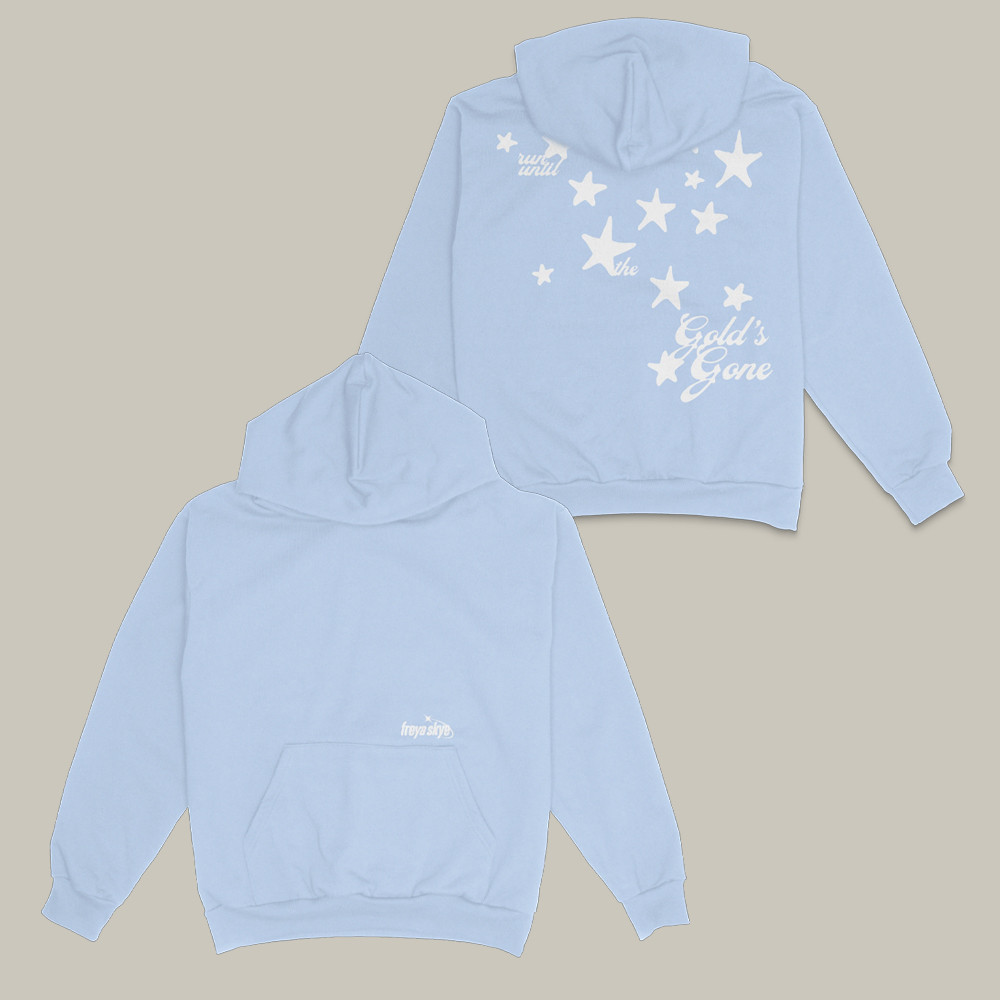 Freya Skye Merch Hoodie Gold's Gone Stars Pattern Freya Skye Apparel Gifts For Music Lovers