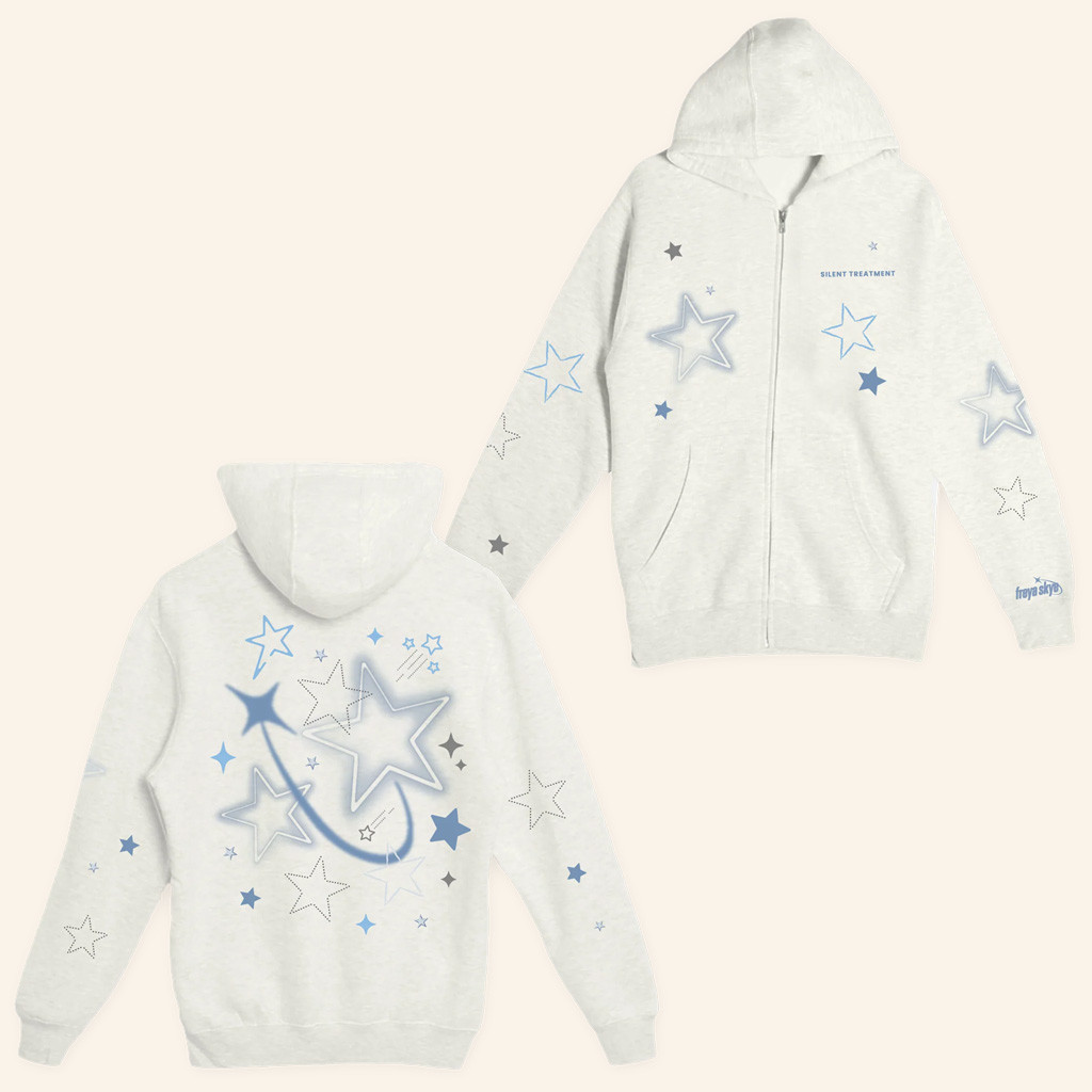 Freya Skye Silent Treatment Merch Silent Treatment Zip Hoodie Best Gifts For Girlfriend