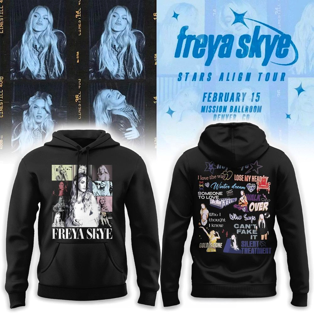 Freya Skye Stars Align Tour 2026 Hoodie Freya Skye Merch Birthday Gift Ideas For Daughter Freya Skye Stars Align Tour 2026 Hoodie Freya Skye Merch Birthday Gift Ideas For Daughter