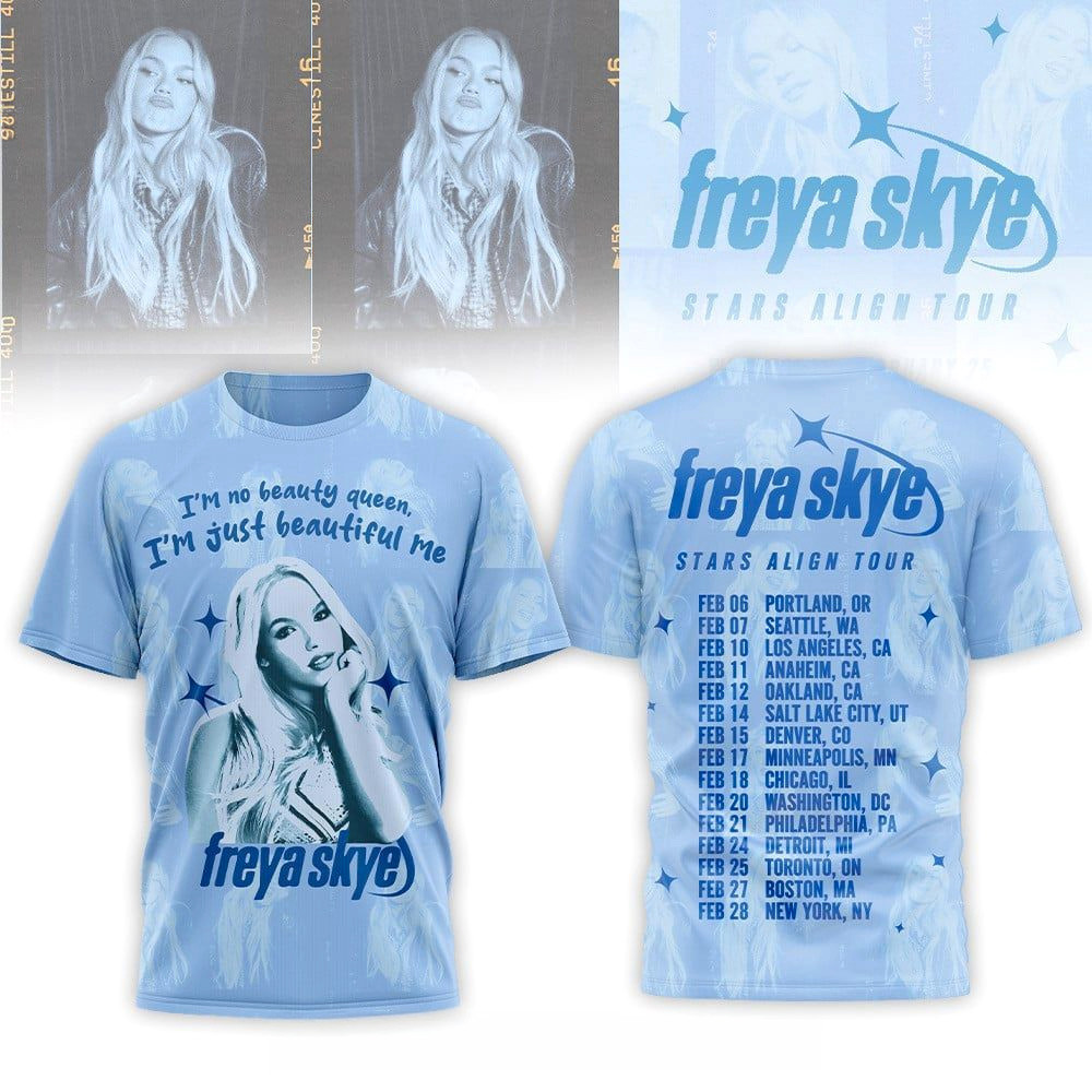 Freya Skye Stars Align Tour 2026 Shirt Freya Skye Merch Birthday Present For Wife