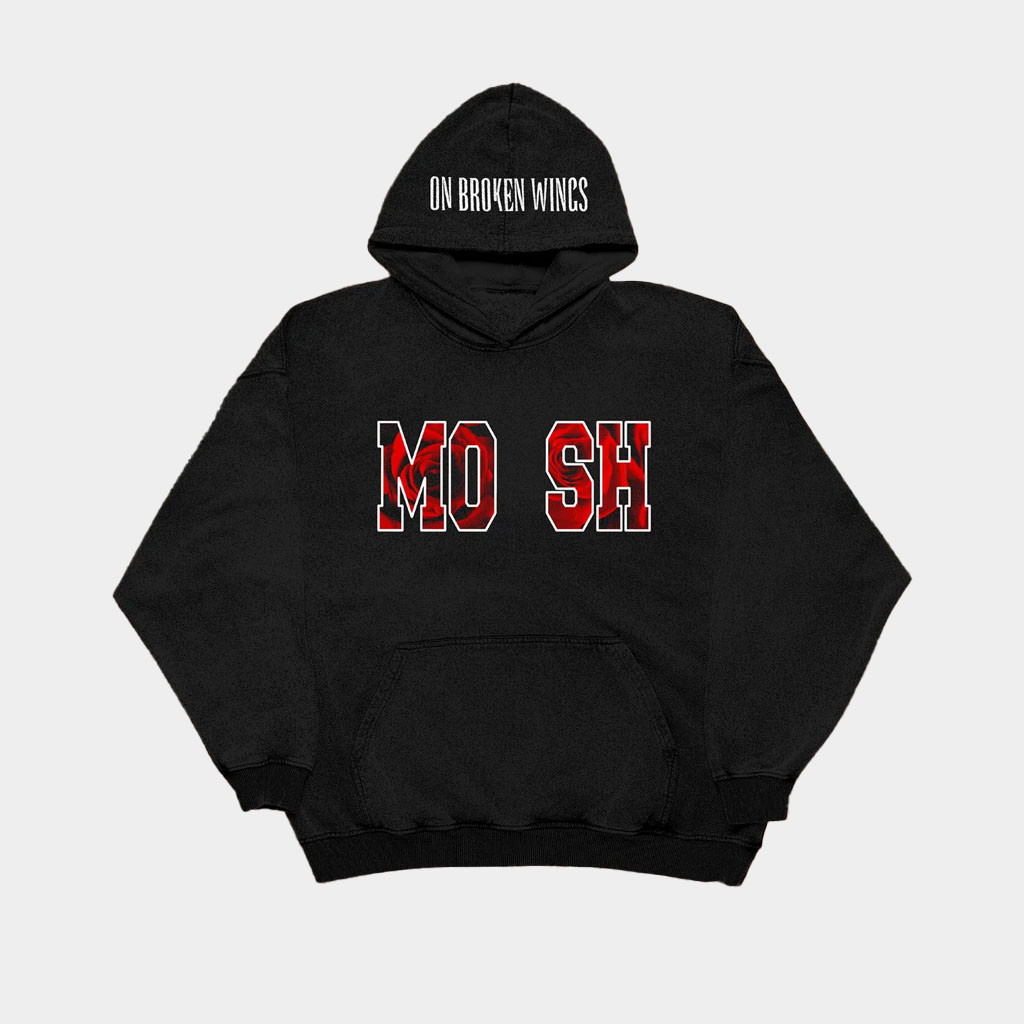 Friends Family Forever Merch On Broken Wings Mosh Rose Hoodie Gift Ideas For Brother-1