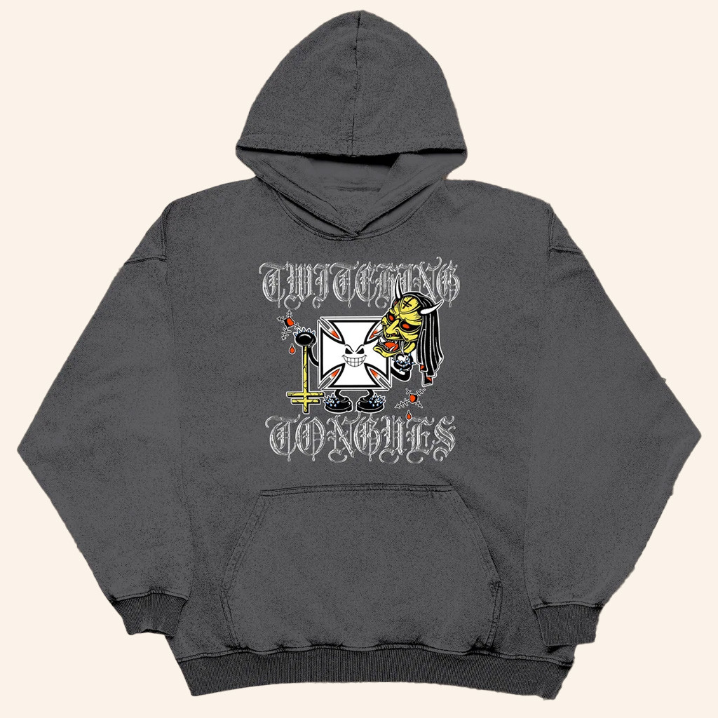 Friends Family Forever Merch Twitching Tongues Iron Chris The Mask Hoodie Gifts For Friends