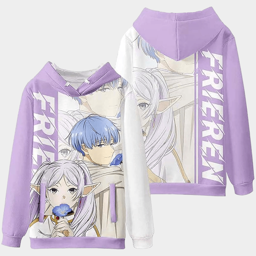 Frieren Merch DJMANMENGG Frieren Hoodie Anime Frieren Beyond Journey's End Hoodie Her Gifts