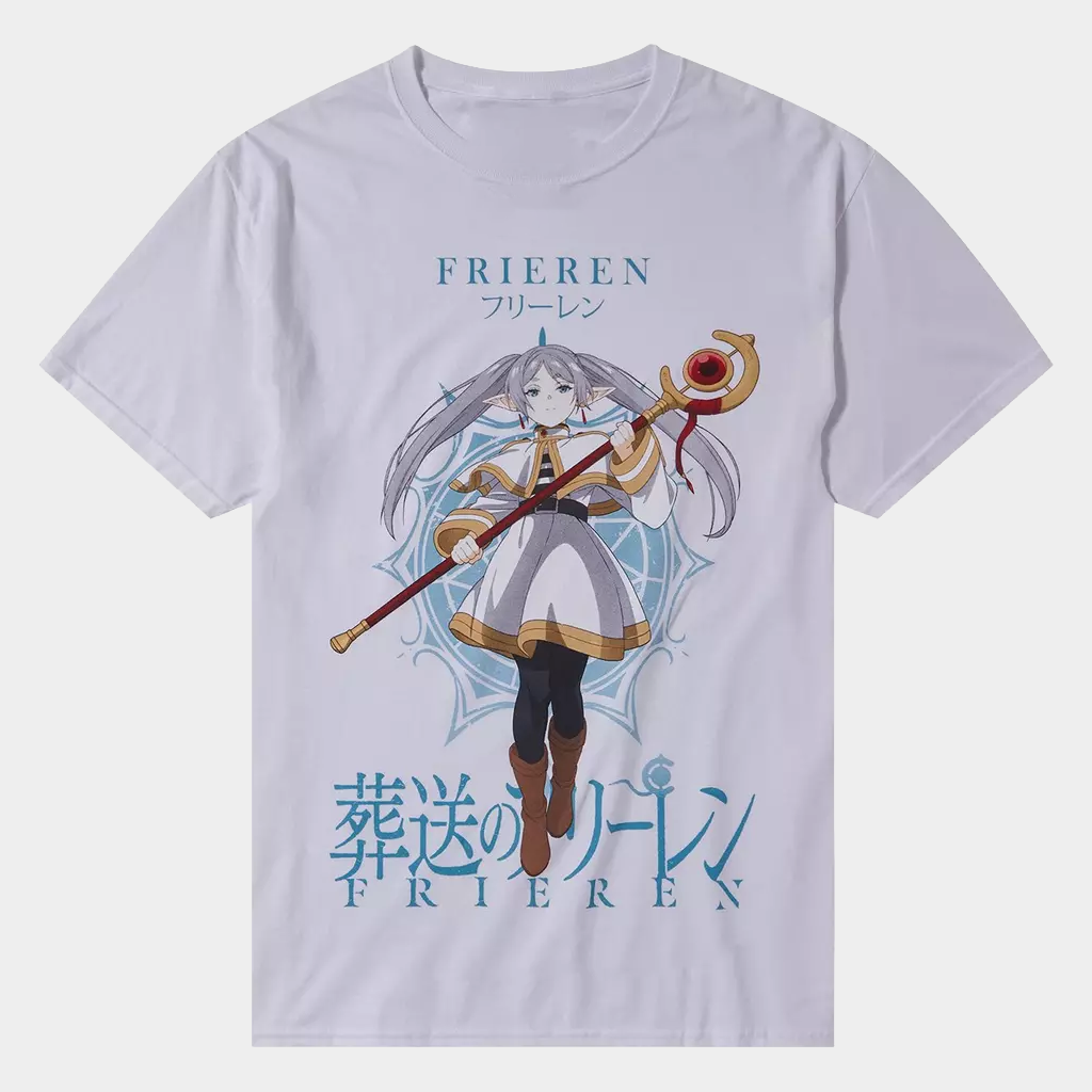 Frieren Merch Frieren Beyond Journey's End Frieren Portrait T-Shirt Gifts For Her