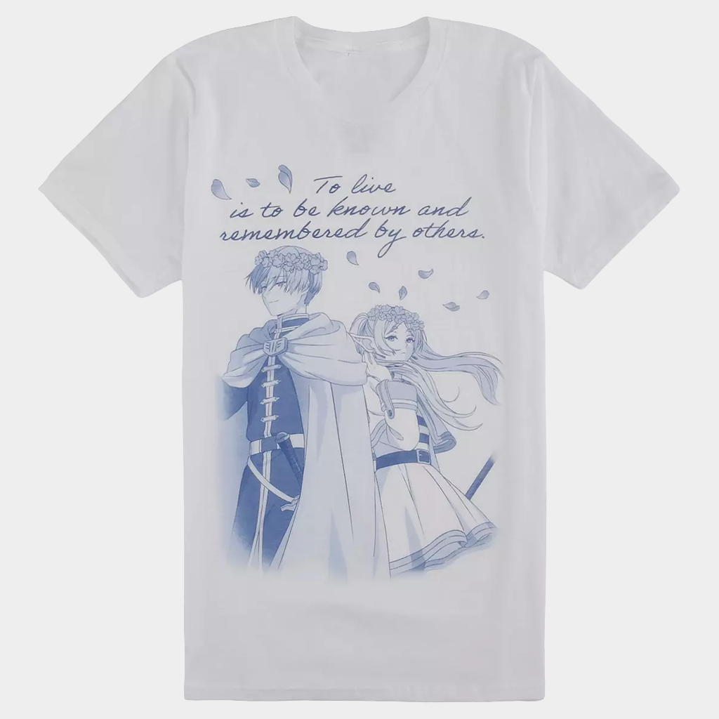 Frieren Merch Frieren Beyond Journey's End Himmel And Frieren Quote Blue T-Shirt Gifts For BFF