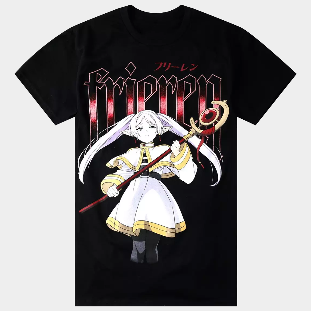 Frieren Merch Frieren Beyond Journey's End Portrait T-Shirt Good Gifts For Sister
