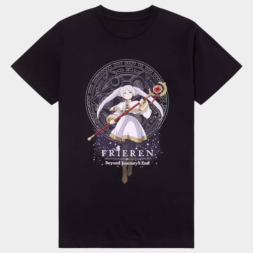 Frieren Merch Frieren Beyond Journey's End Spell T-Shirt Gifts For Daughter