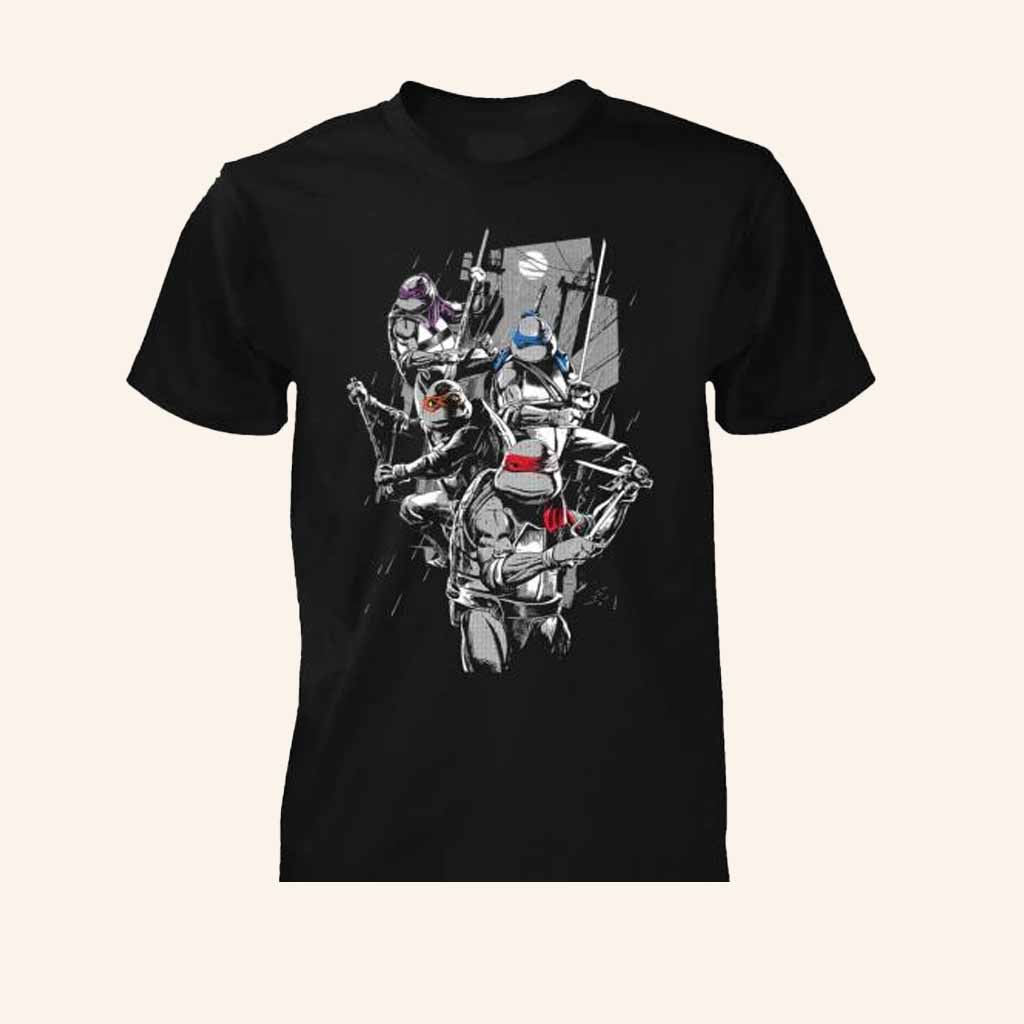 Fright Rags Merch Teenage Mutant Ninja Turtles 1990 Sketchy Streets Shirt Gifts For Him