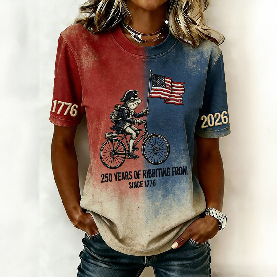 Frog 250th Anniversary American Art T-Shirt 250 Years Of Rebitting From Since 1776 Shirt