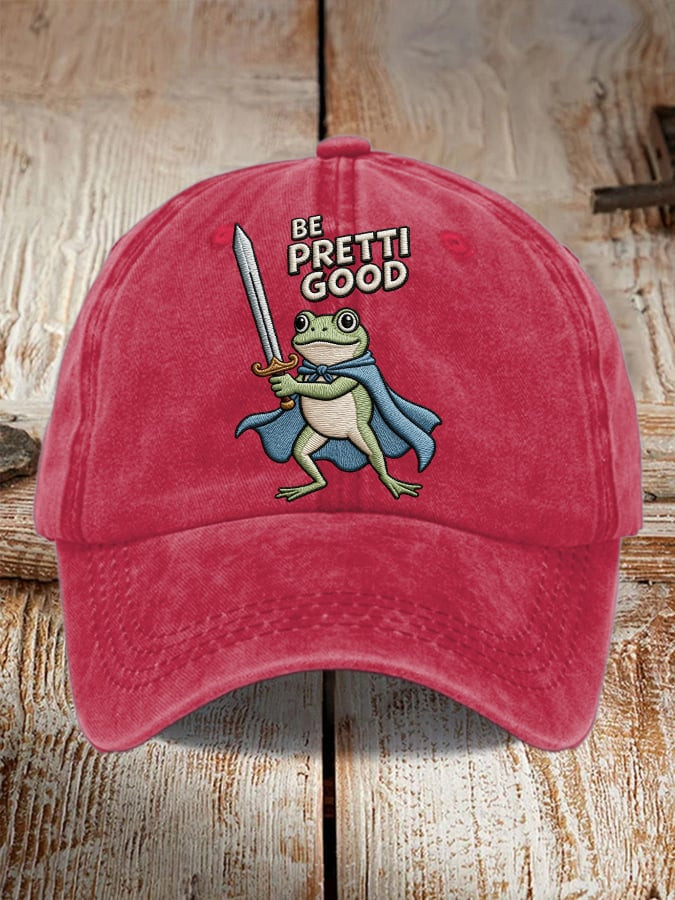Frog Be Pretti Good Hat Embroidered Minnesota Strong Hat Justice For Alex Pretti Cap