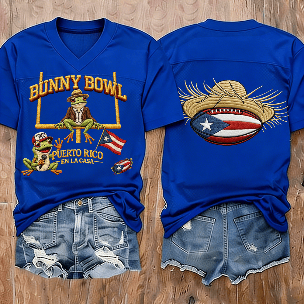 Frog Bunny Bowl PR Jersey Bad Bunny Super Bowl Halftime Show 2026 Merch