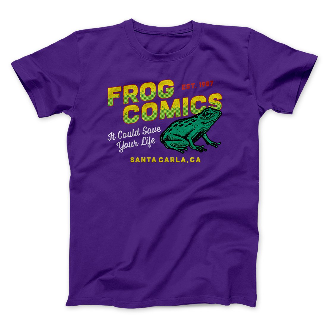Frog Comics Funny Movie Unisex T-Shirt Gift For Dudes
