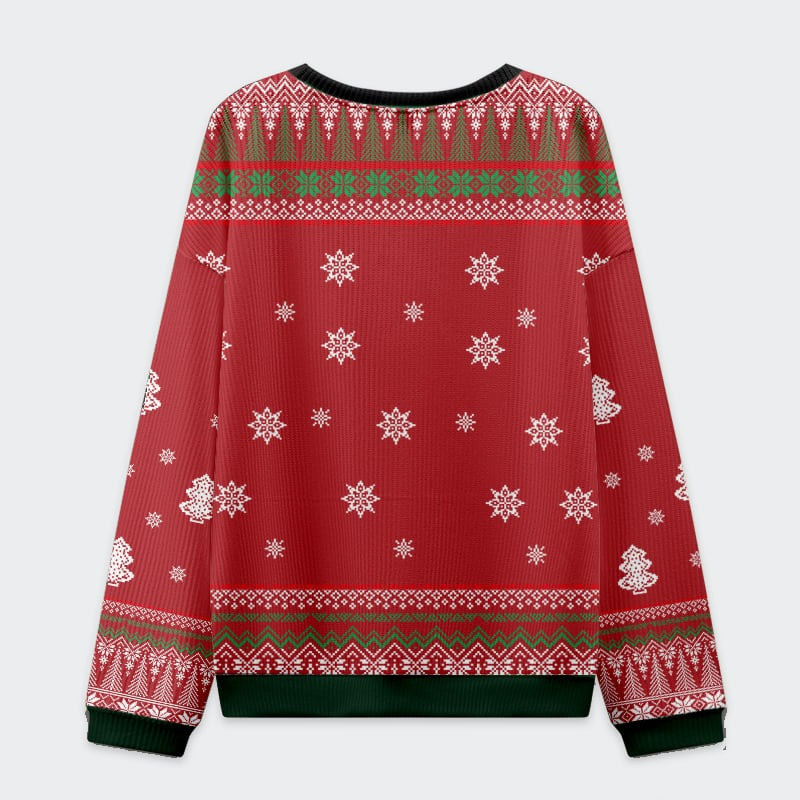 Frog I'm Fine Everything Is Fine Ugly Christmas Sweater Funny Xmas Gifts For Frog Lovers