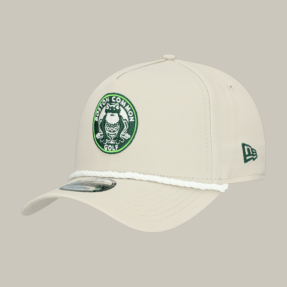 Frog New Era Stone Boston Common Golf 9FORTY Hat TGL Golf Baseball Cap Best Fan Gift