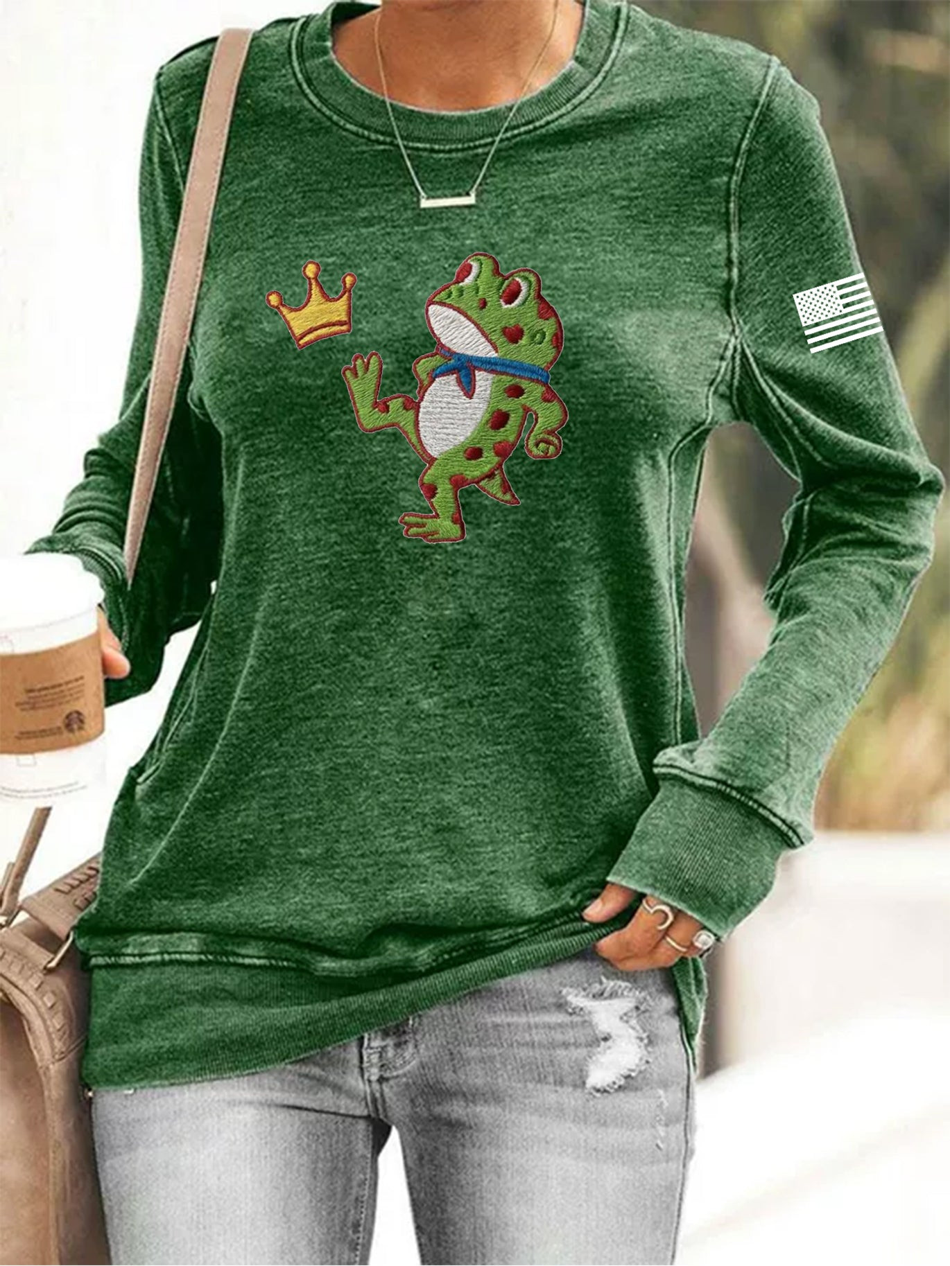 Frog No King Resist Sweatshirt Portland Frog Apparel Anti I.C.E Sweatshirt Gift For Mom