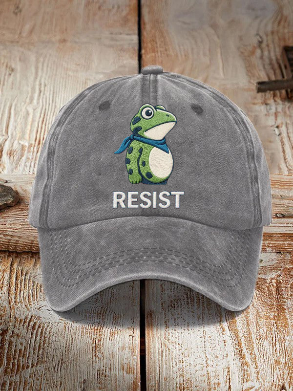 Frog Resist Hat No Kings Merchandise Portland Frog Merch Anti Trump Gifts