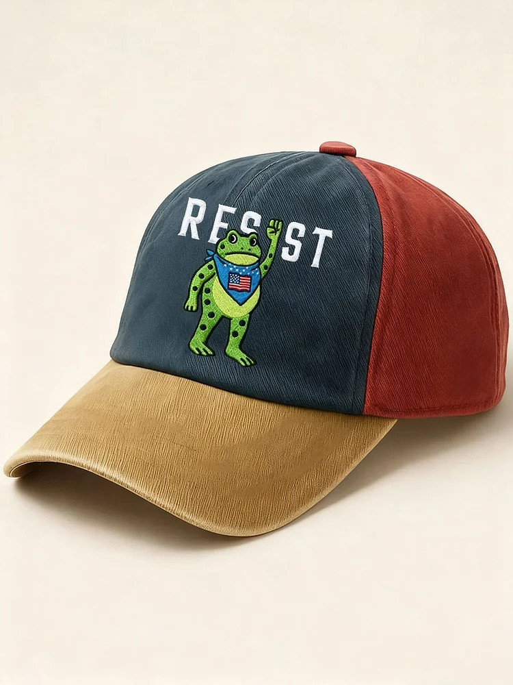 Frog Resist Hat Portland Frog Resist Ball Cap Anti Fascist Anti ICE Merch