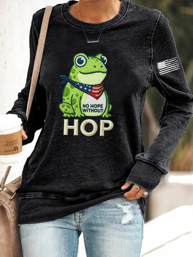 Frog Resist No Hope Without Hop Sweatshirt Abolish ICE Portland Frog Protest Merch Gifts