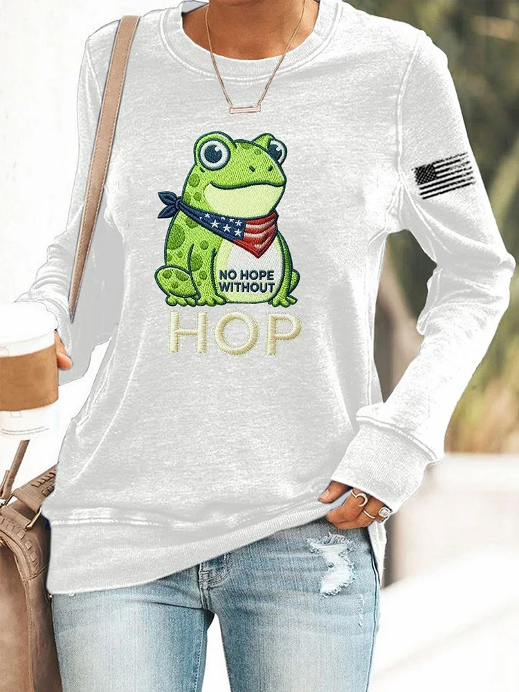 Frog Resist No Hope Without Hop Sweatshirt Portland Frog Anti ICE Protest Apparel Gifts