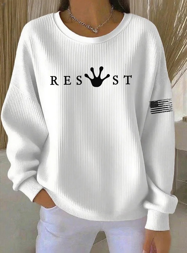 Frog Resist Sweatshirt Anti ICE No Kings Protest Merch Gifts For Liberal Women