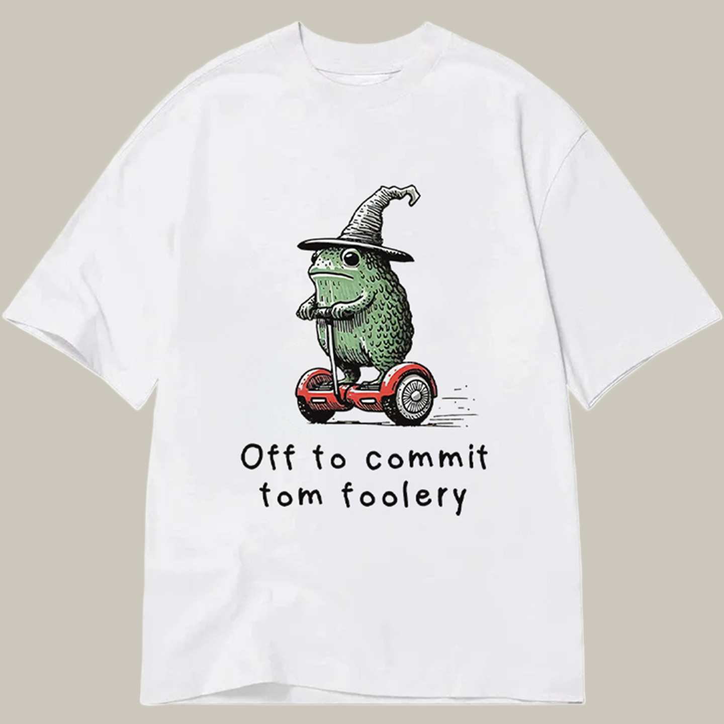 Frog Riding A Balance Scooter Classic Shirt Graphic T-Shirts Christmas Presents For Mum
