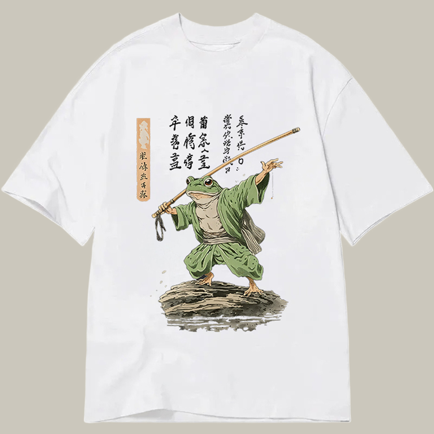 Frog Samurai Japanese Art Vintage Classic Shirt Funny T-Shirts Christmas Gifts For Mum