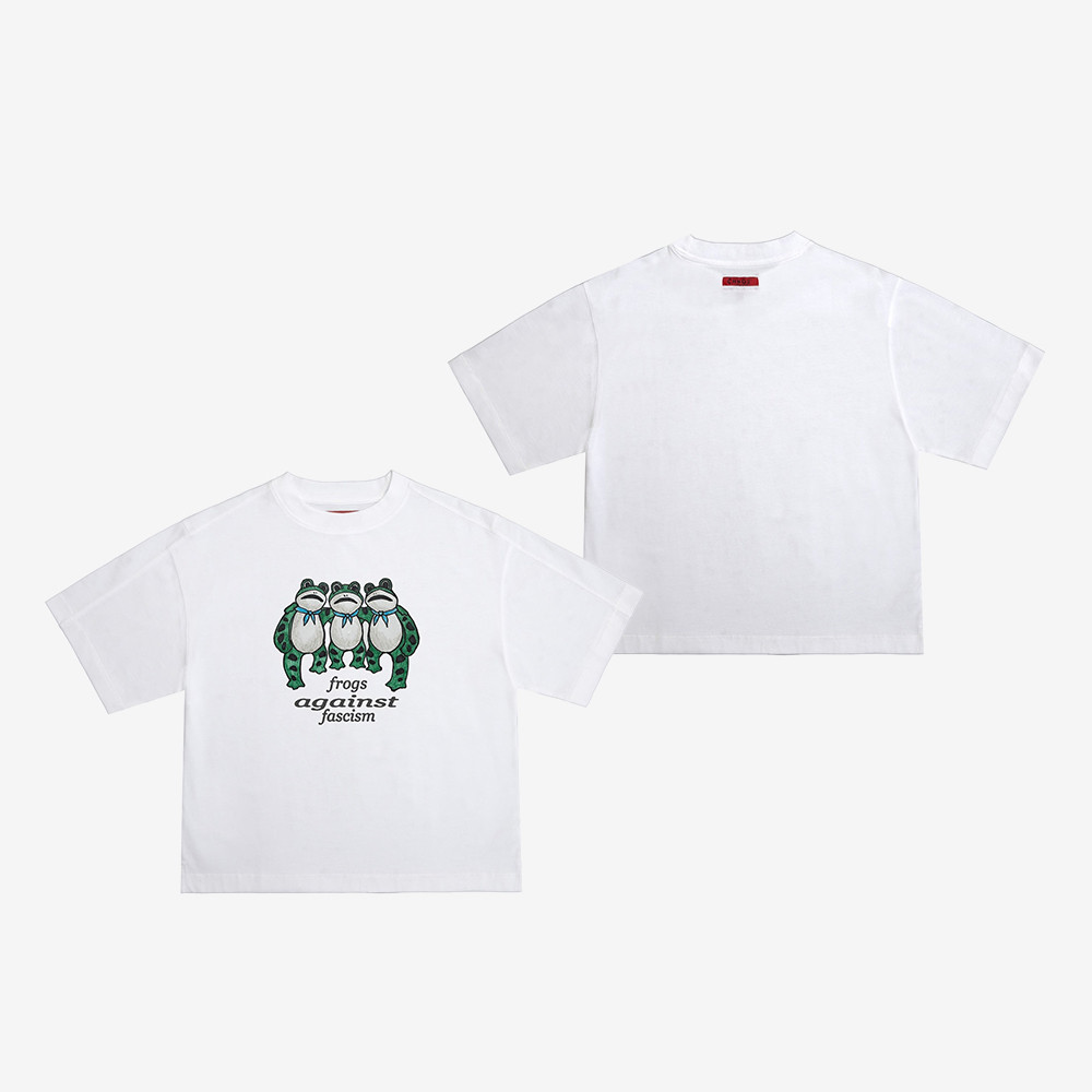 Frogs Against Fascism T-Shirt Freedom Protest Antifa Clothes Frog Gifts For Her