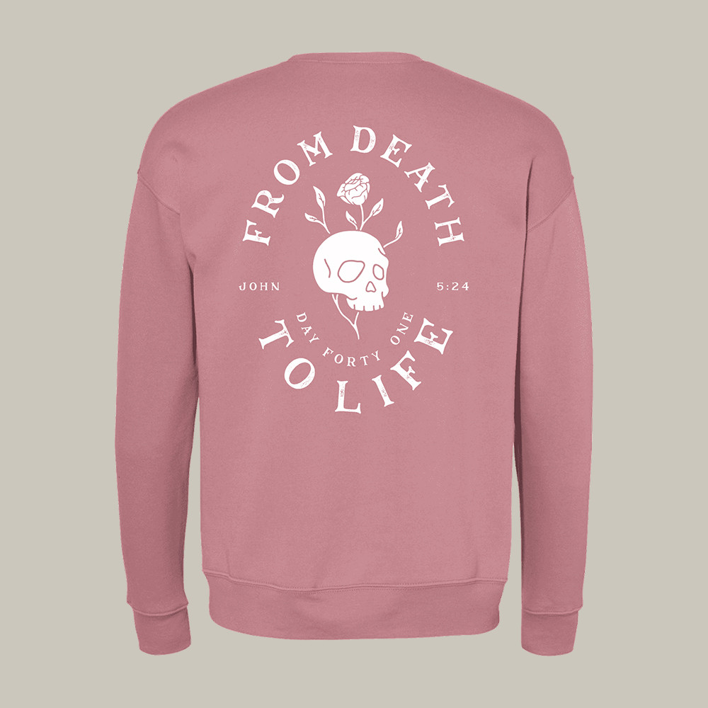 From Death To Life Day Forty One Sweatshirt Day Forty One Apparel Faith Gift For Her